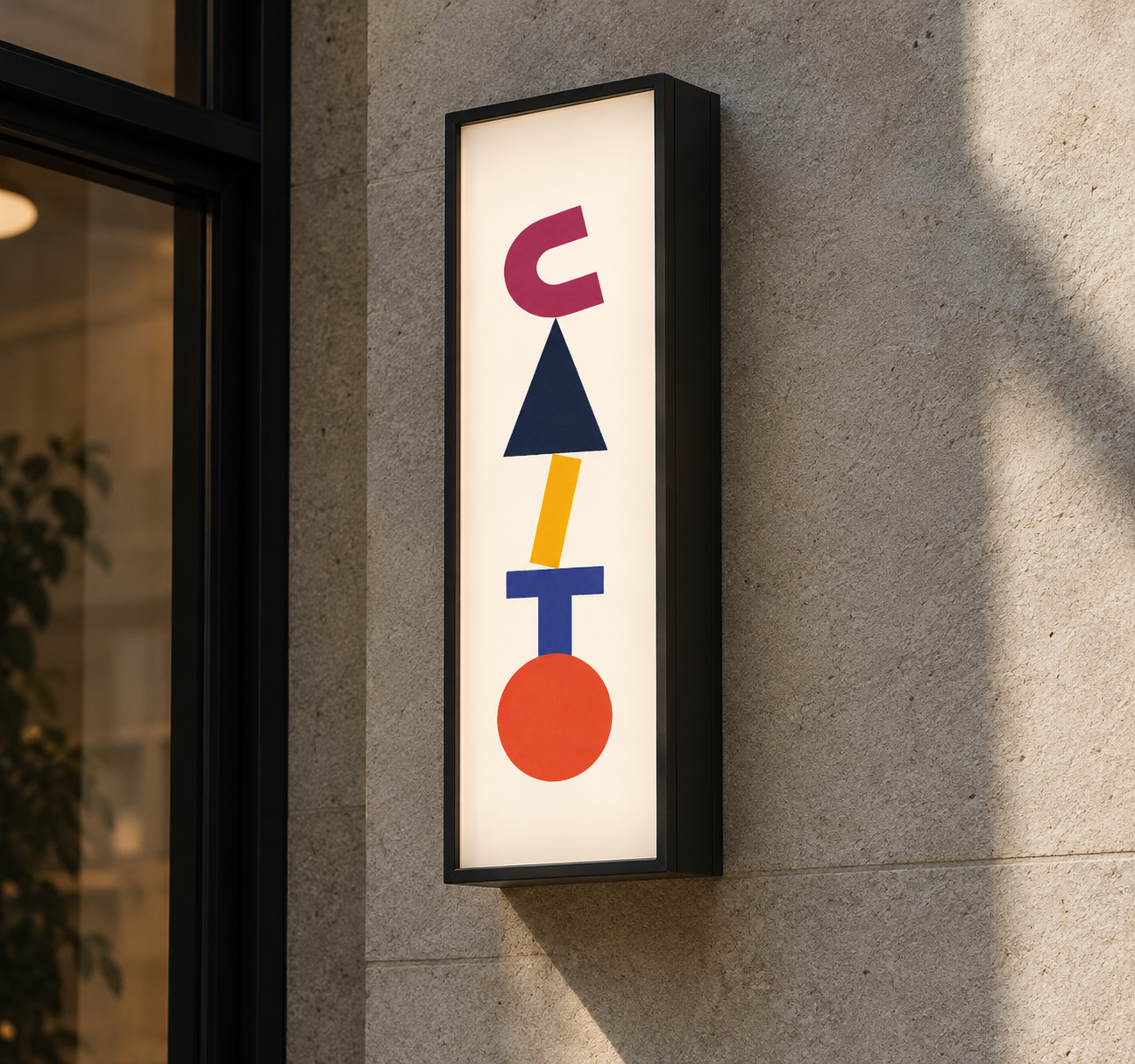 Caito lightbox sign