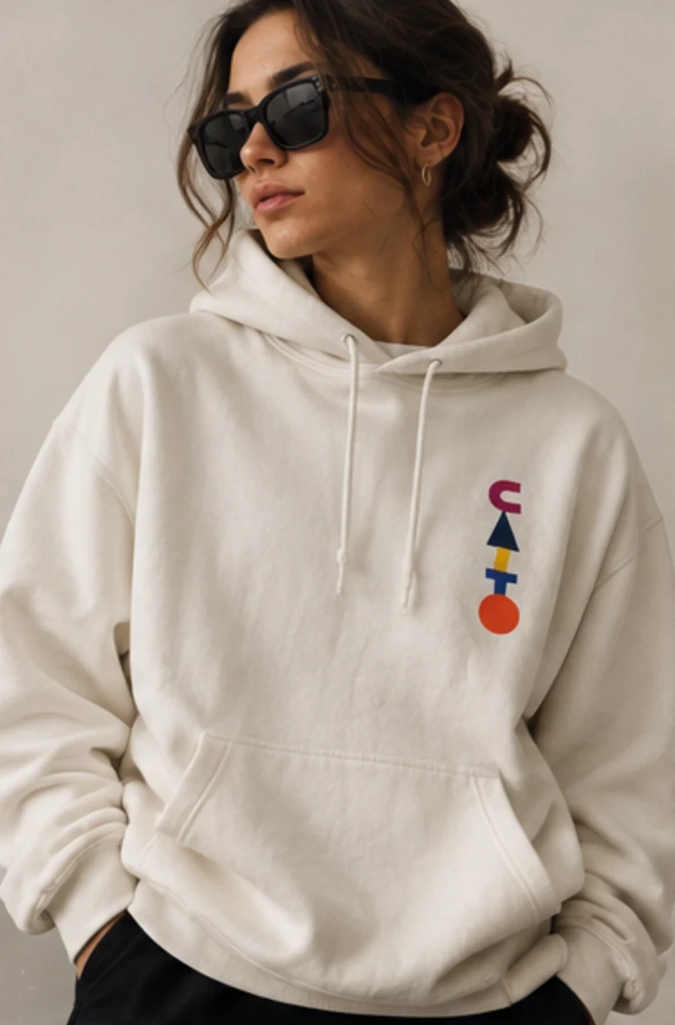Cream Caito Totem hoodie, front